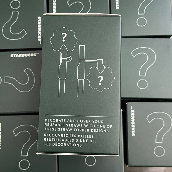 NEW Starbucks Surprise Silicone Straw Topper Mystery Blind Box Limited Holiday - Picture 5 of 6